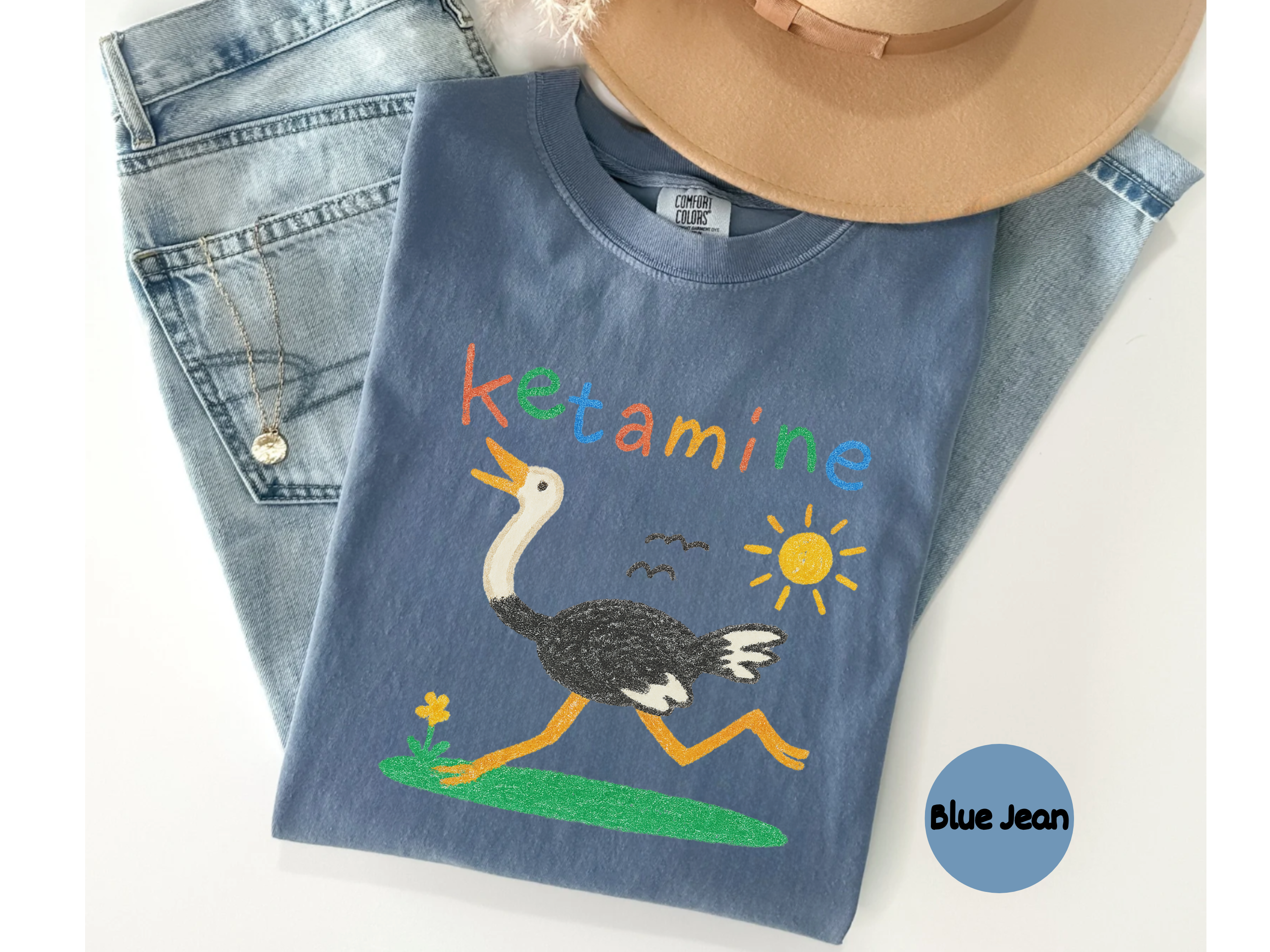 Ketamine Ostrich T-Shirt