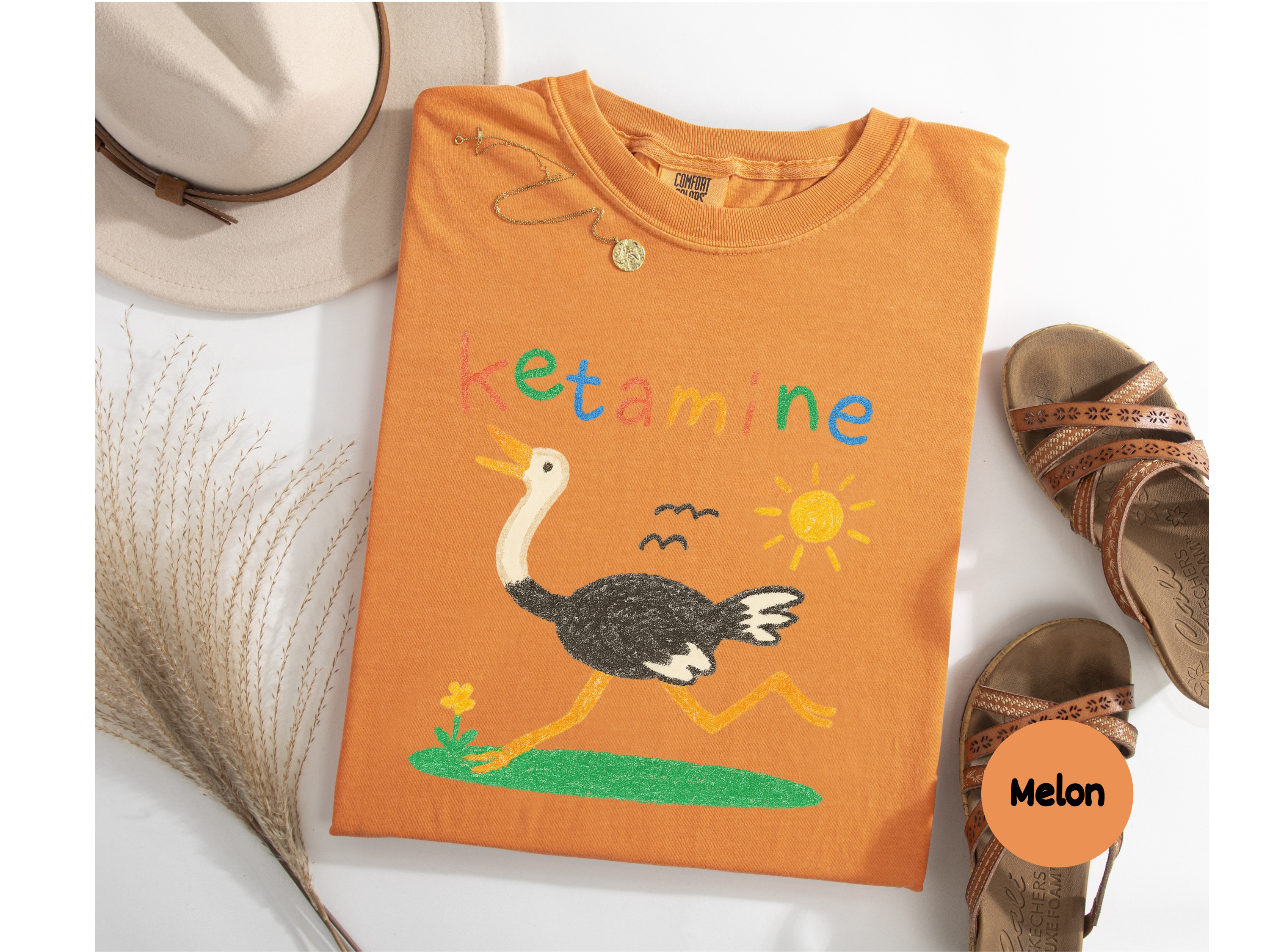 Ketamine Ostrich T-Shirt