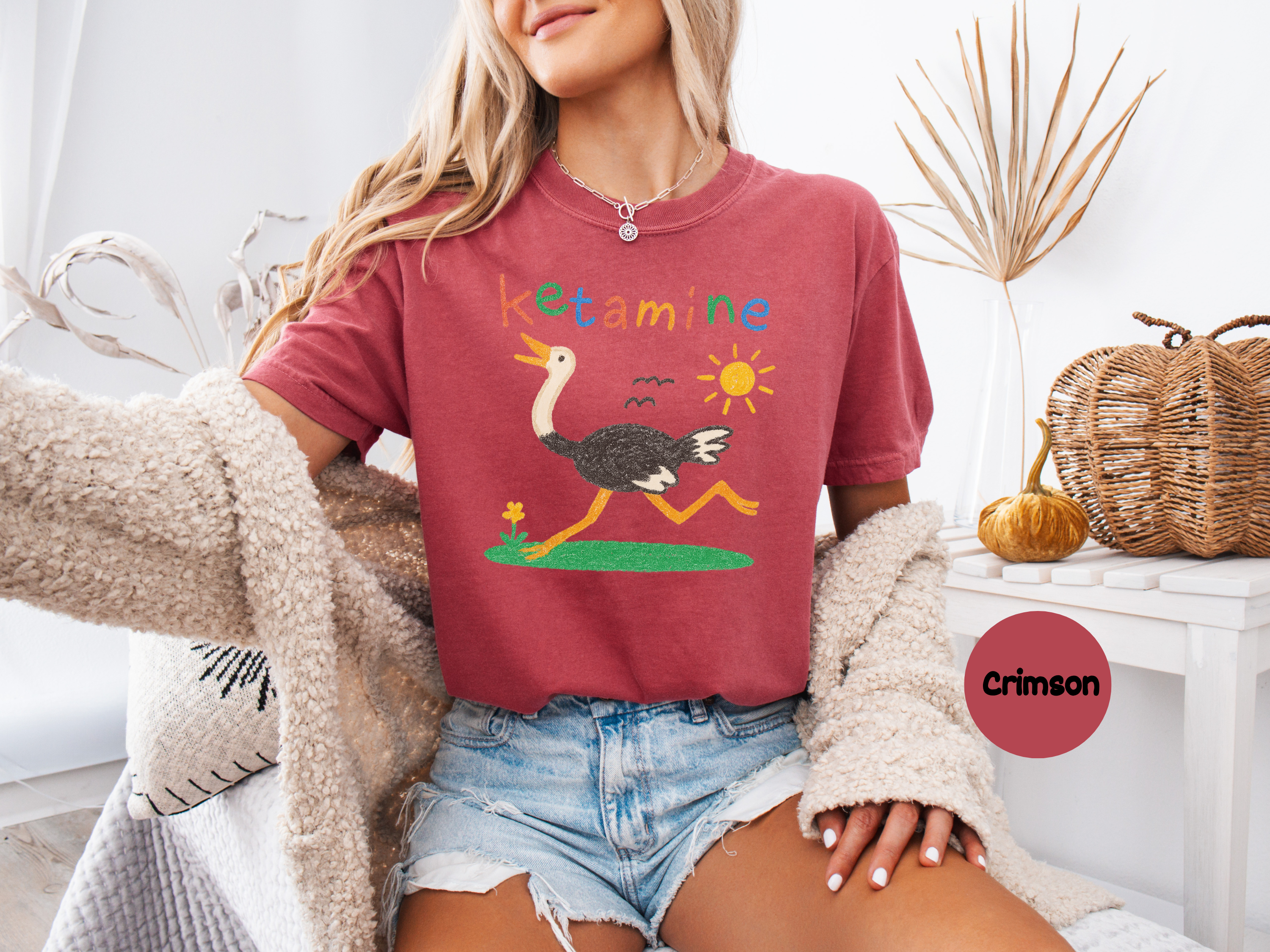 Ketamine Ostrich T-Shirt