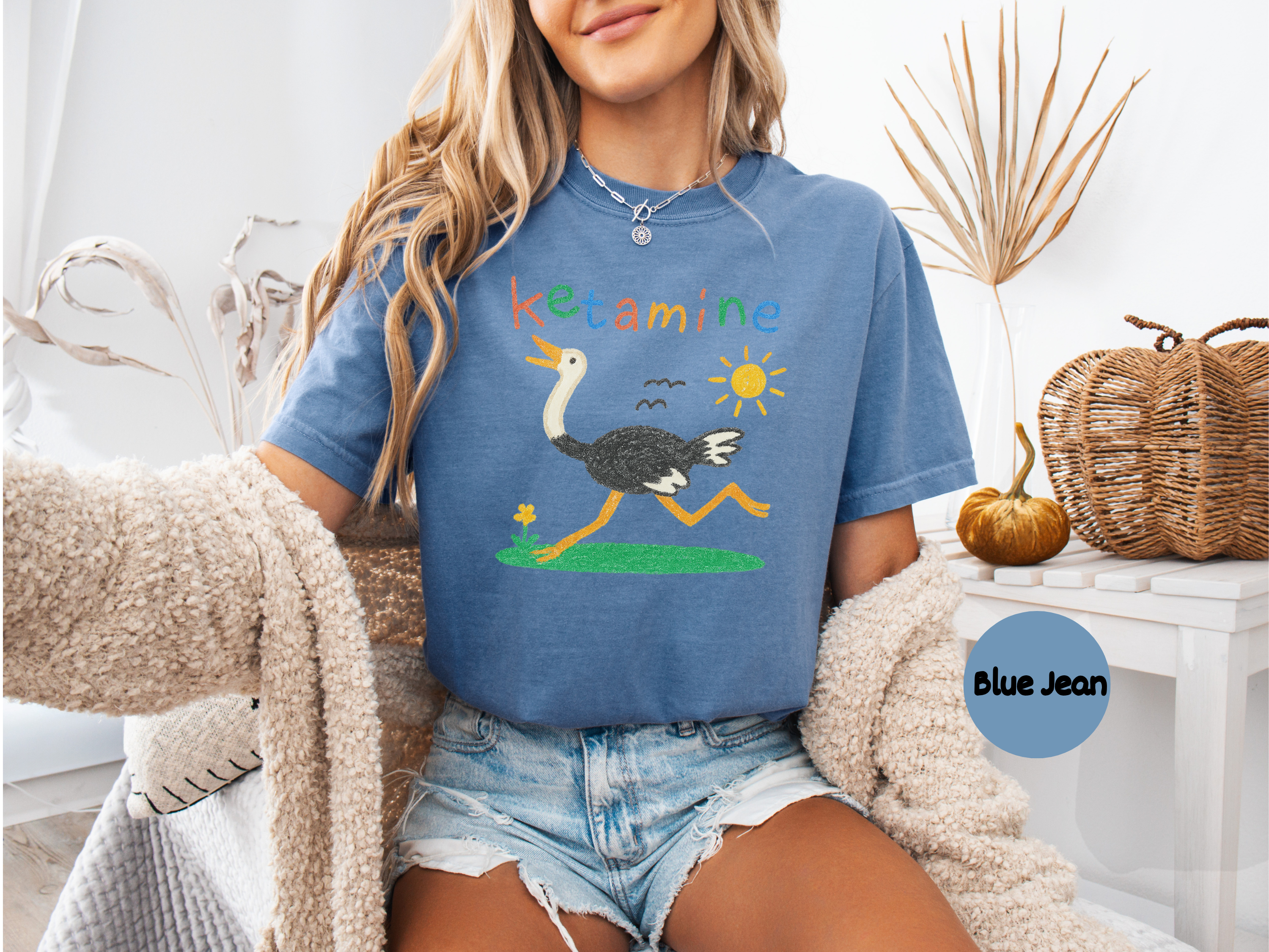 Ketamine Ostrich T-Shirt