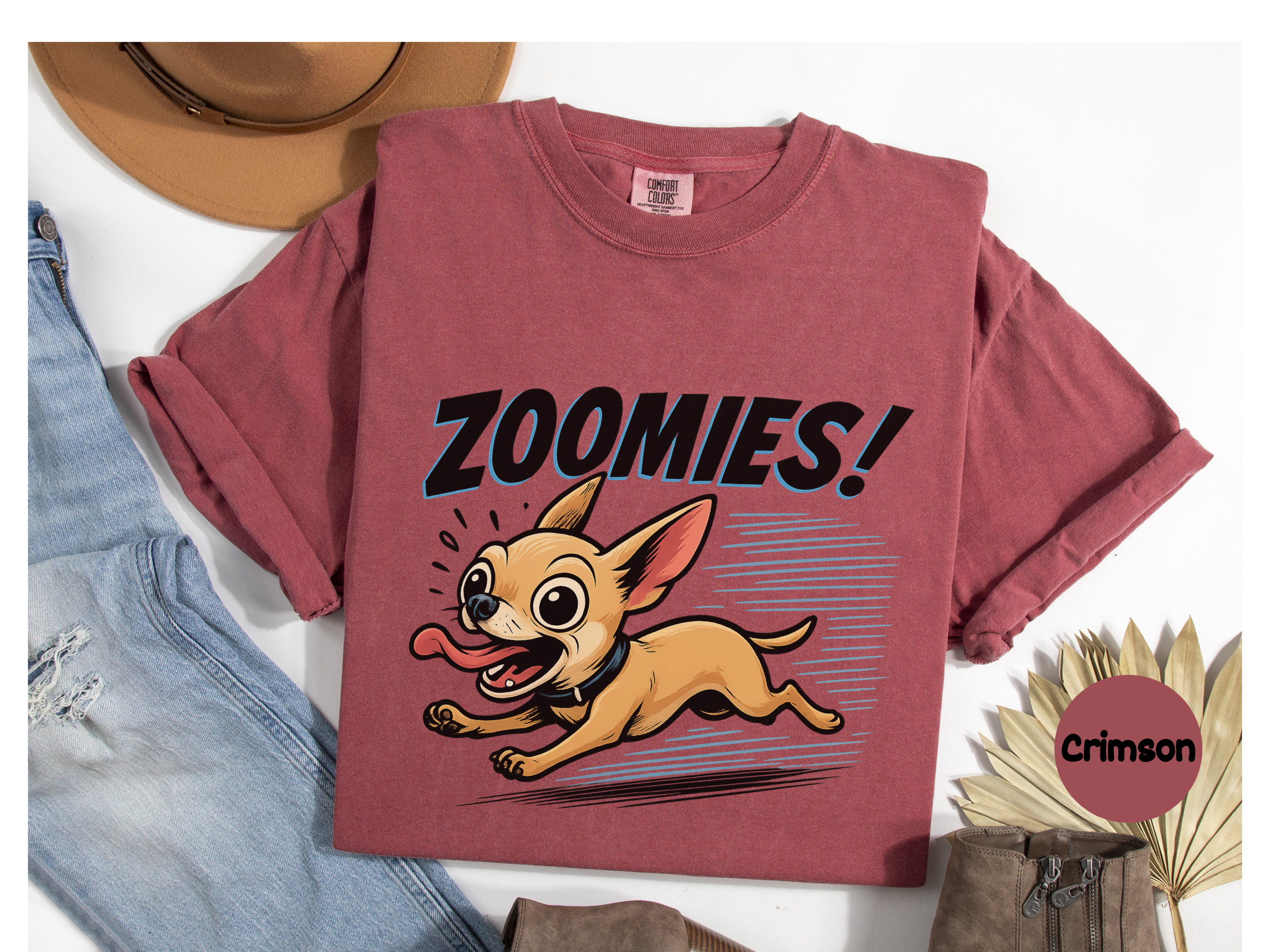 Casual comfortable Chihuahua shirt for dog lovers featuring cute tiny dog graphic perfect for gifting or everyday wear.